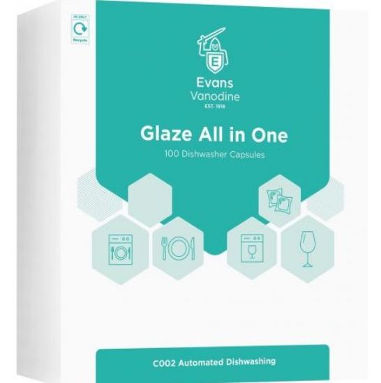 Glaze All In One Dishwasher Tablets (Pack of 100)