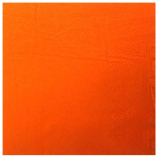 Napkin Dinner 39cm Orange 2 Ply (125)
