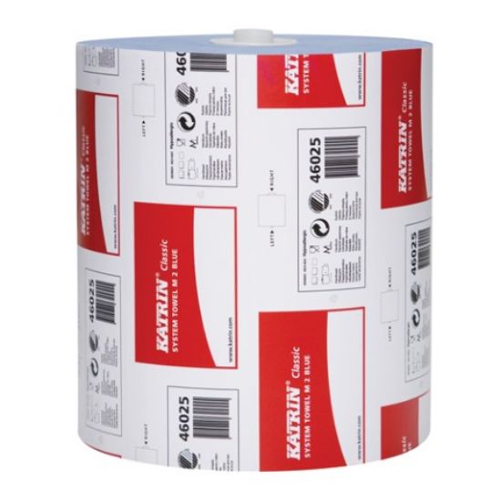 Katrin System Blue Towel M2 565 Sheets 2ply (Case of 6) *p