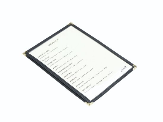 American Style Clear Menu Holder 2 Page A5