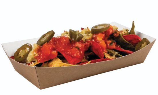 Kraft Open Tray Large 220/190 X 115/85 X 45mm (Case of 250)