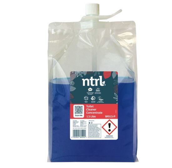 Jangro Ntrl Toilet Concentrate 1.5ltr Pouch (Case of 2)