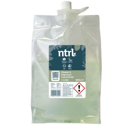 Jangro Ntrl Cleaner & Degreaser Concentrate 1.5ltr Pouch (Case of 2)
