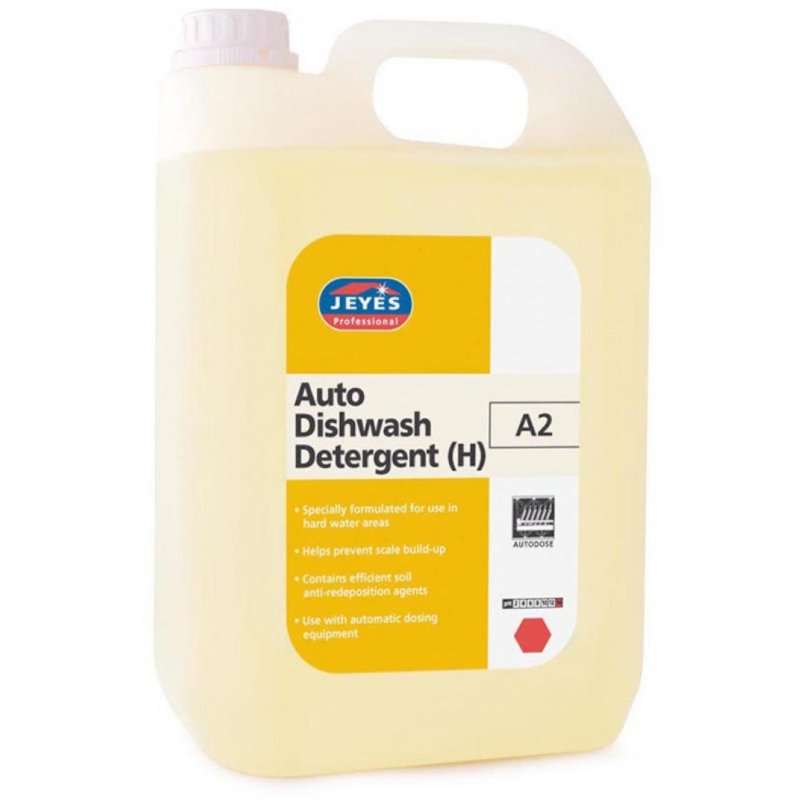 JEYES A2 AUTODOSE DISHWASH DETERGENT 5LTR (2) **DG**