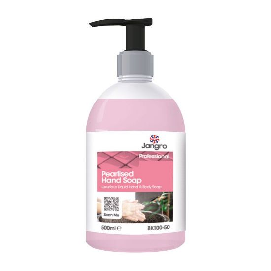 Jangro Pink Pearlised Hand Soap 500ml