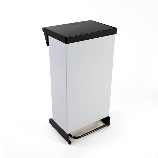 65ltr Sackholder Fire Proof Metal Body & Metal Black Lid With Plastic Base
