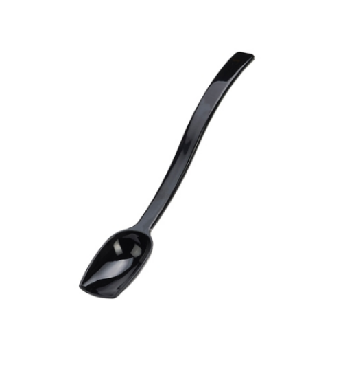Solid Black Salad Spoon 10" Long