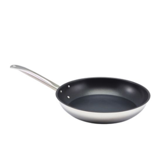 Genware Economy Non Stick Stainless Steel Frying Pan 28cm