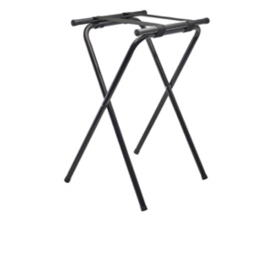 Genware Black Metal Tray Stand