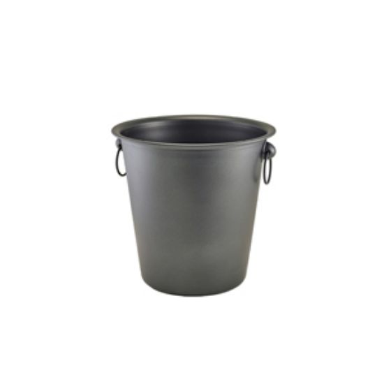 Genware Metallic Black Wine Bucket