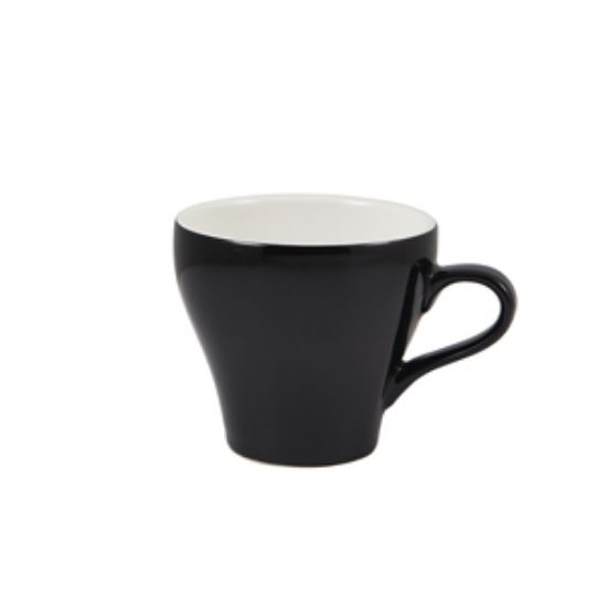 Genware Porcelain Black Tulip Cup 35cl/12.25oz (6)