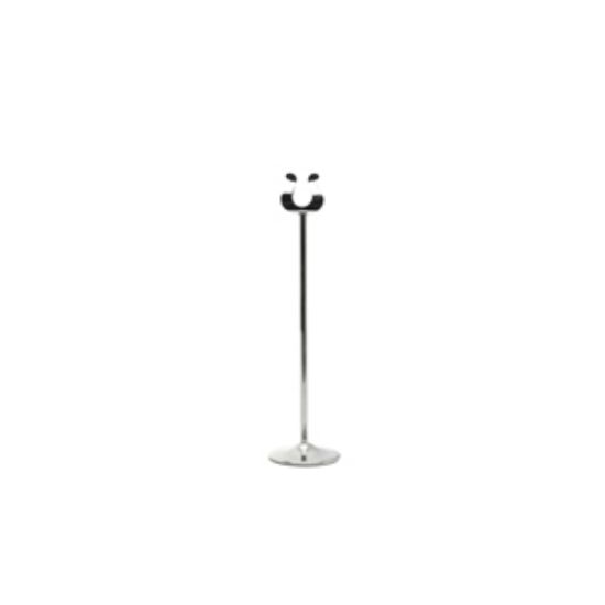 Genware Stainless Steel Table Number Stand 30cm/12""