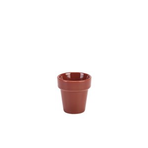 Genware Porcelain Plant Pot 5.5 X 5.8cm /2.1 X 2.25 (6)