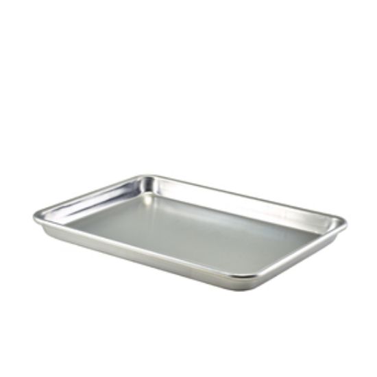 Genware Aluminium Bun Pan 33x22.5x2cm
