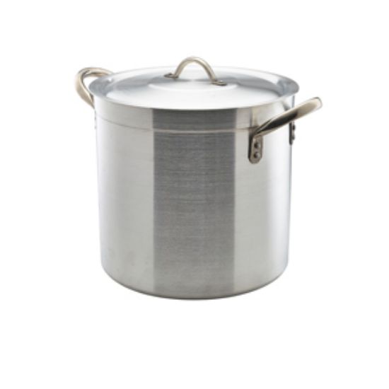 Aluminium Deep Stockpot With Lid 17litre