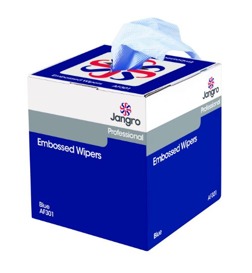 Jangro Blue Embossed Wipers 2ply 160 Meter *s