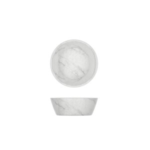 White Marble Agra Melamine Bowl 12.7 X 4.5cm (24)