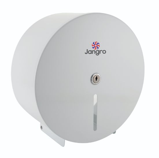 Jangro Mini Jumbo Dispenser 10" White Metal