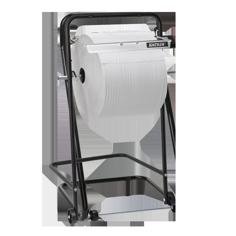 KATRIN FLOOR DISPENSERS BLACK METAL 56.8x96x56cm