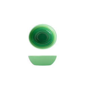 Shoots Green Atlantis Melamine Oval Bowl 15 X 13.5 X 5cm (12)