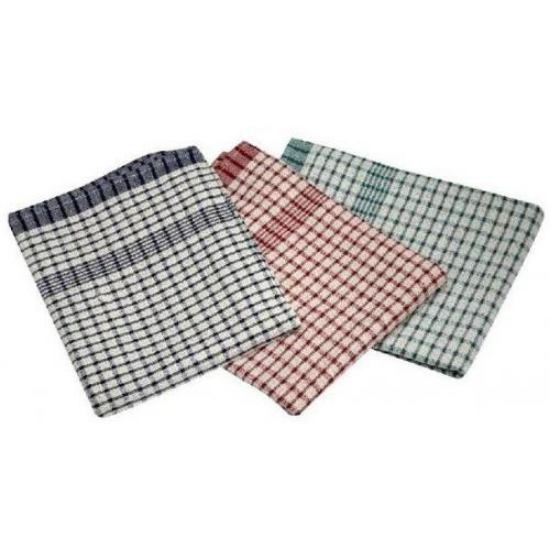 Tea Towel Rice Weave 18x28" Assorted Colours (Pack of 10)