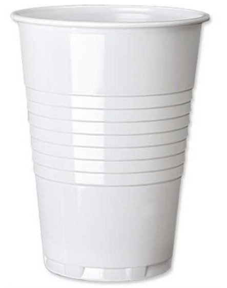 VENDING PLASTIC CUP TALL 9OZ WHITE (2000)