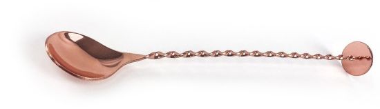 Copper Bar Spoon With Masher