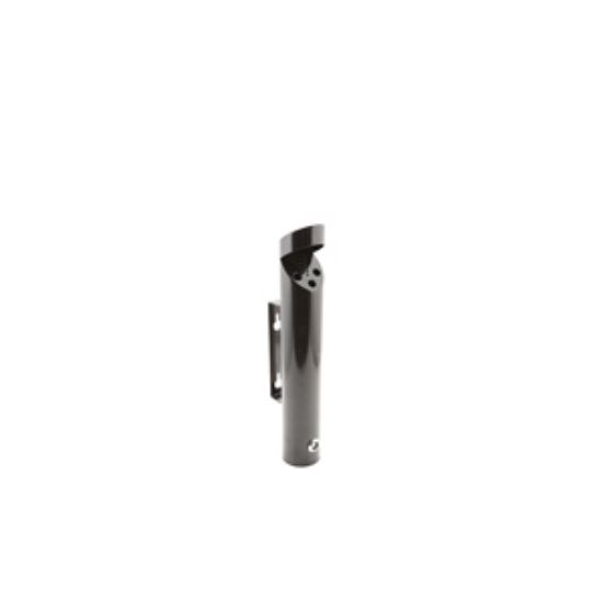 Cylinder Wall-Mounted Black Ashtray 46x7.5cm