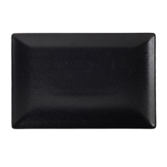 Luna Stoneware Black Rectangular Plate 30 X 20cm/12 X 8 (6)