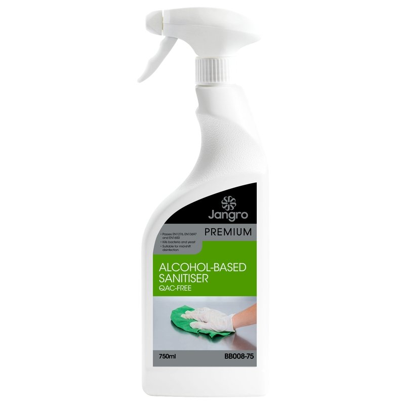 Jangro Alcohol Based Sanitiser QAC-Free 750ml