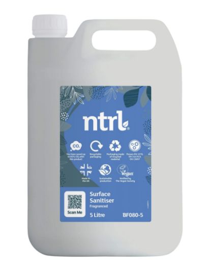 Jangro Ntrl Fragranced Surface Sanitiser 5ltr **LQ**