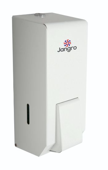 Jangro Bulk Fill Soap Dispenser 900ml White Metal