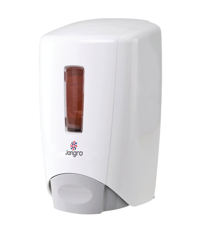 FLEX SOAP DISPENSER 500ml WHITE PLASTIC