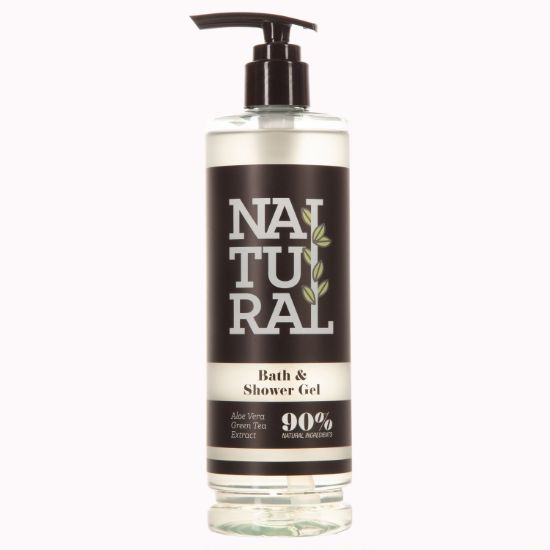 Eco 90% Natural Bath And Shower Gel 400ml Pump Dispenser (Case of 10)