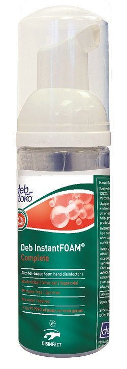 Deb Instant Foam Complete Hand Sanitiser 47ml Pump Bottle (Case of 12) **LQ**