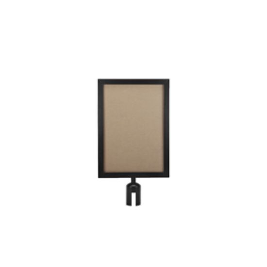 Genware Black Barrier Post A4 Poster Frame