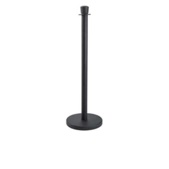 Genware Black Barrier Post (2)
