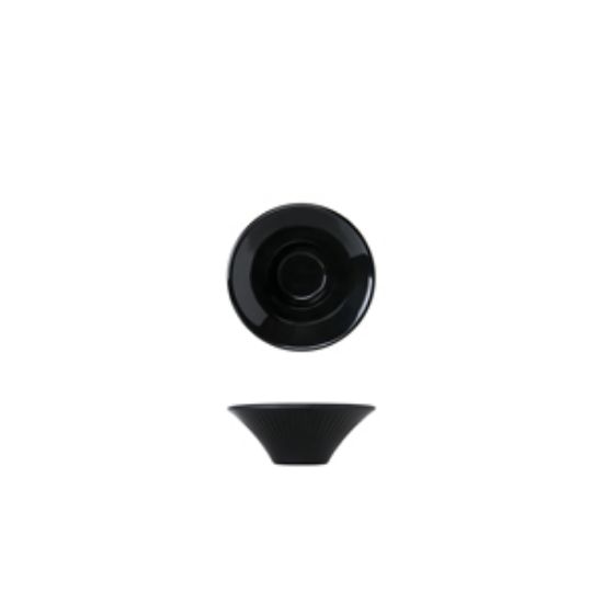 Midnight Black Melamine Boston Bowl 11.5 X 4cm (36)