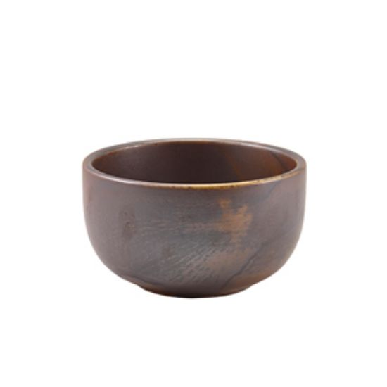 Terra Porcelain Rustic Copper Round Bowl 12.5cm (6)