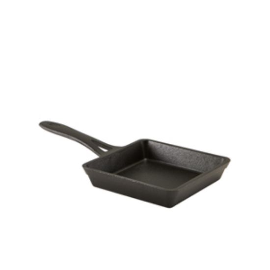 Mini Cast Iron Square Frypan 13 X 3cm (6)