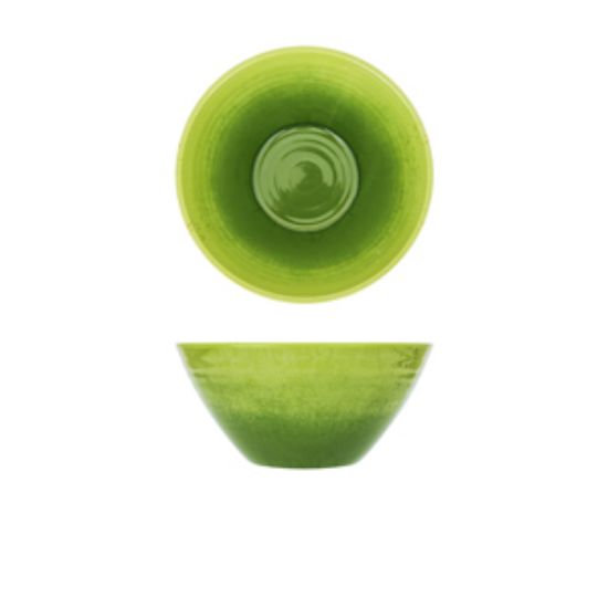 Light Green Glazed Melamine Casablanca Bowl 20.5 X 9.5cm