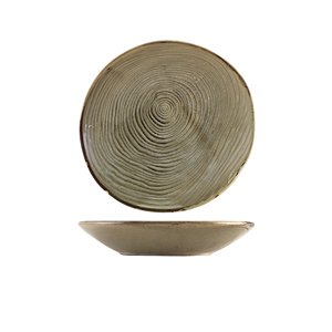 Terra Porcelain Grey Organic Coupe Bowl 21cm (6)