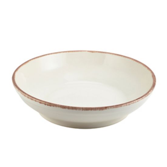 Terra Stoneware Sereno Brown Coupe Bowl 27.5cm (6)