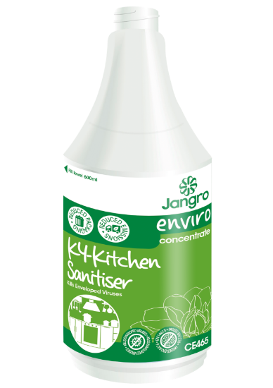 Trigger Bottle For Enviro Concentrate K4 Kitchen Sanitiser *p