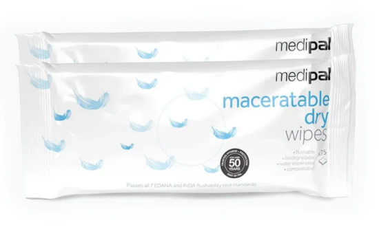 Medipal Soft Dry Patient Wipes 28x27cm (100)