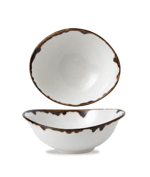 CASE OF 6 HARVEST NATURAL DEEP BOWL 6 3/4 x 5 3/4"