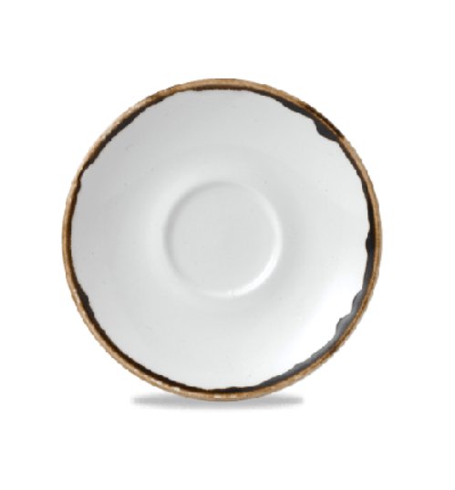 Churchill Harvest Natural Cappuccino Saucer 6.25" (Case Of 12)