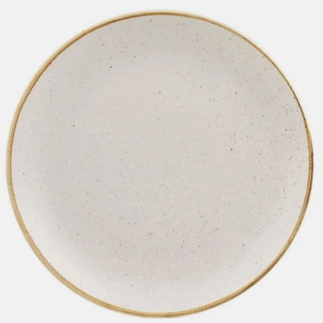 CASE OF 12 STONECAST BARLEY WHITE 11" DEEP COUPE PLATE