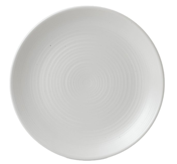 CASE OF 6 DUDSON EVO PEARL COUPE PLATE 11 5/8" 29.5CM
