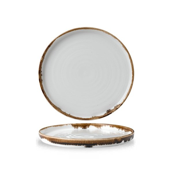 Churchill Harvest Natural Walled Plate 8.67" (Case Of 6)